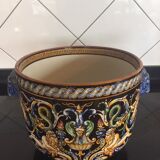 Gien pot mask Renaissance decorations