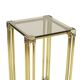 Table d'appoint italienne design Hollywood Regency années 70