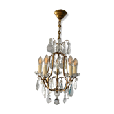 Chandelier crystal grapevines Louis XVI style, XXth