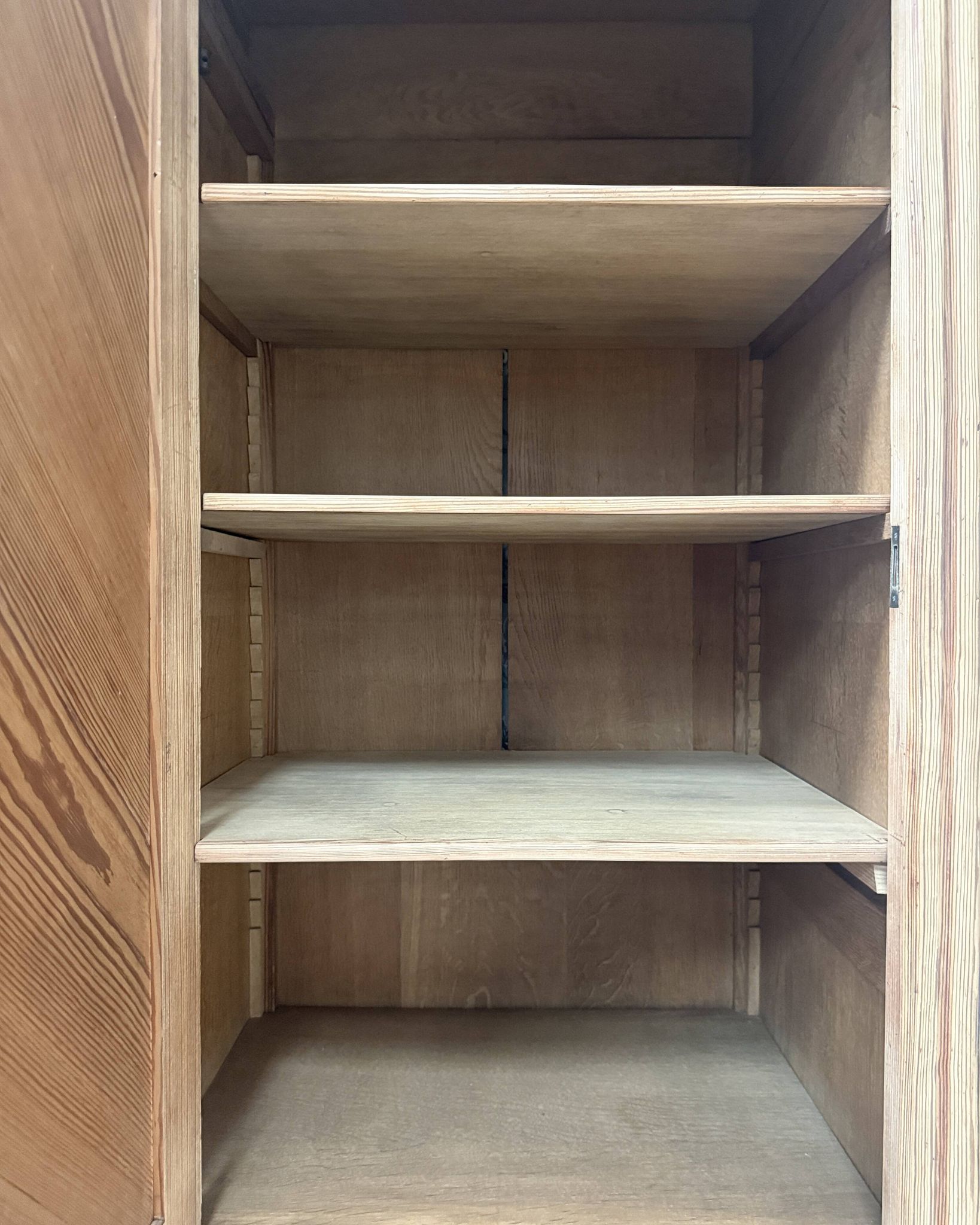 Large renovated country antique wardrobe