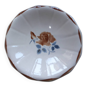 Vintage round dome serving dish from Digoin Sarreguemines 200896