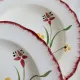 4 vintage deep plates, ironstone Salins model Pierrette