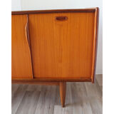 Scandinavian teak row circa 1960