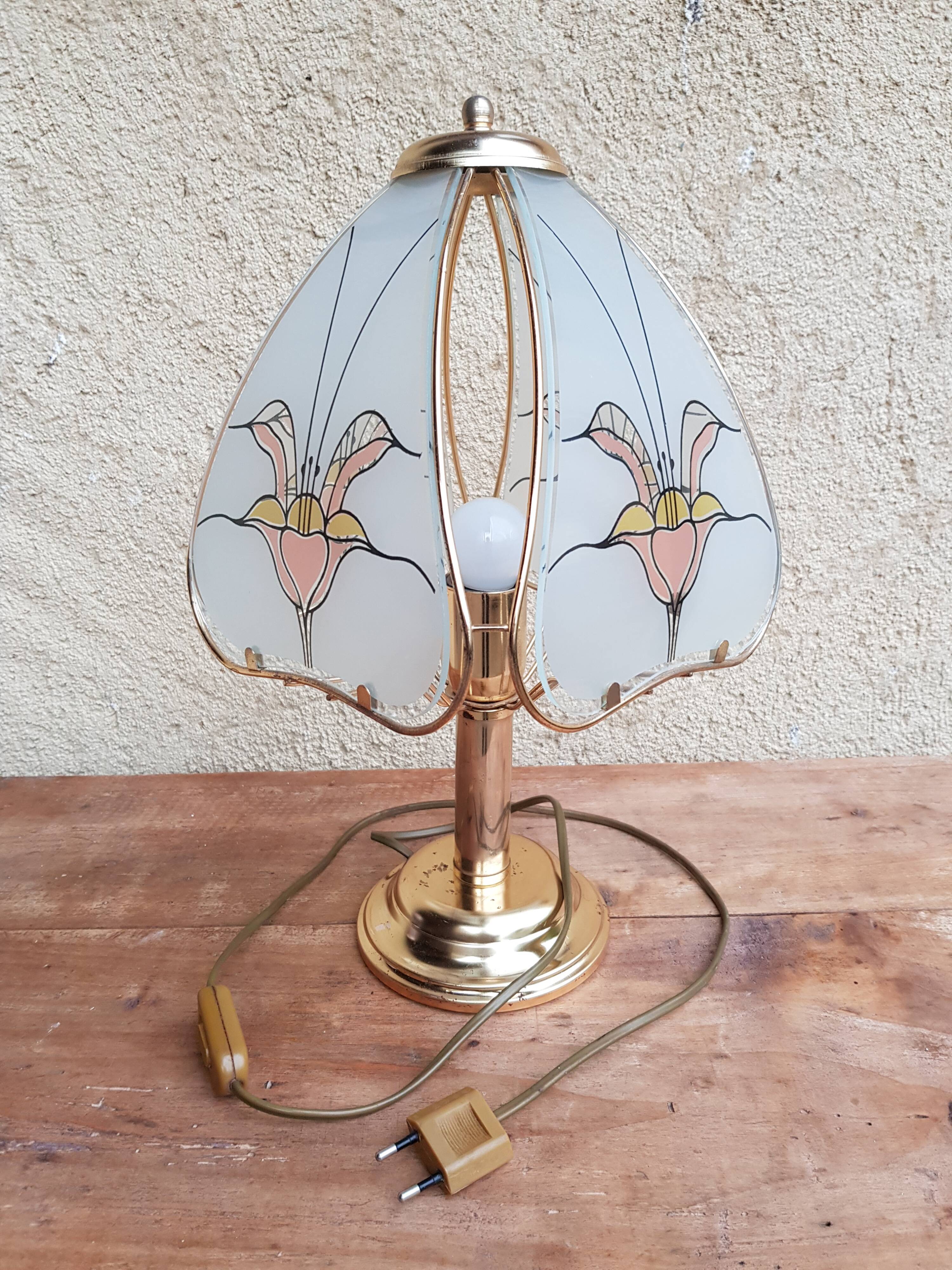 Lampe vintage style Art déco