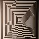 Sérigraphie vintage Victor Vasarely circa 1970,op art