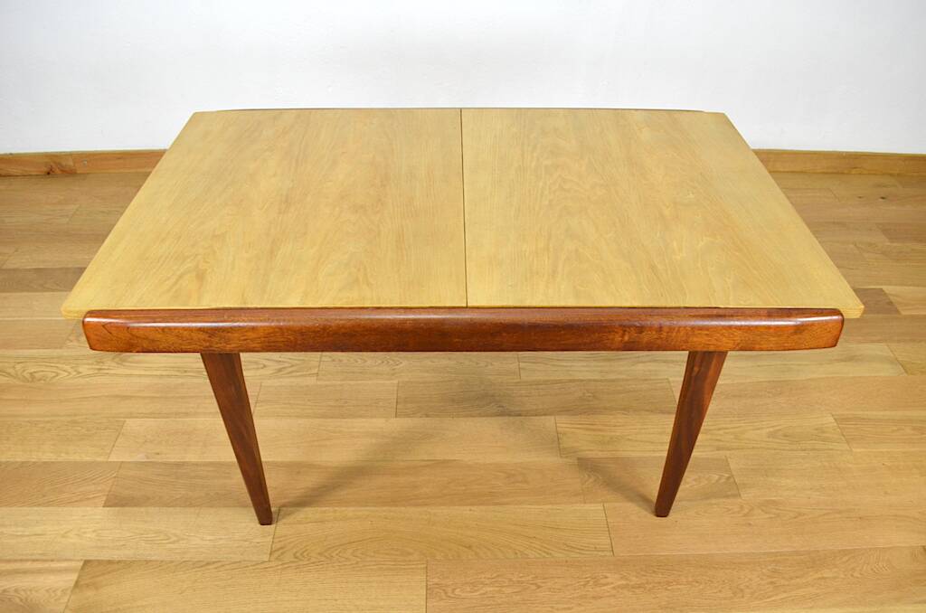 Two-tone dining table by Gustave Gautier, Eros Vintage Edition, 1950
