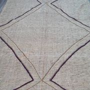 Tapis marocain en laine tissé à la main – Kilim berbère, décoration bohème