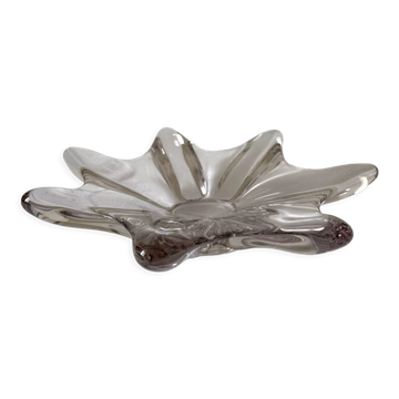 Vintage 1970s star-shaped crystal ashtray