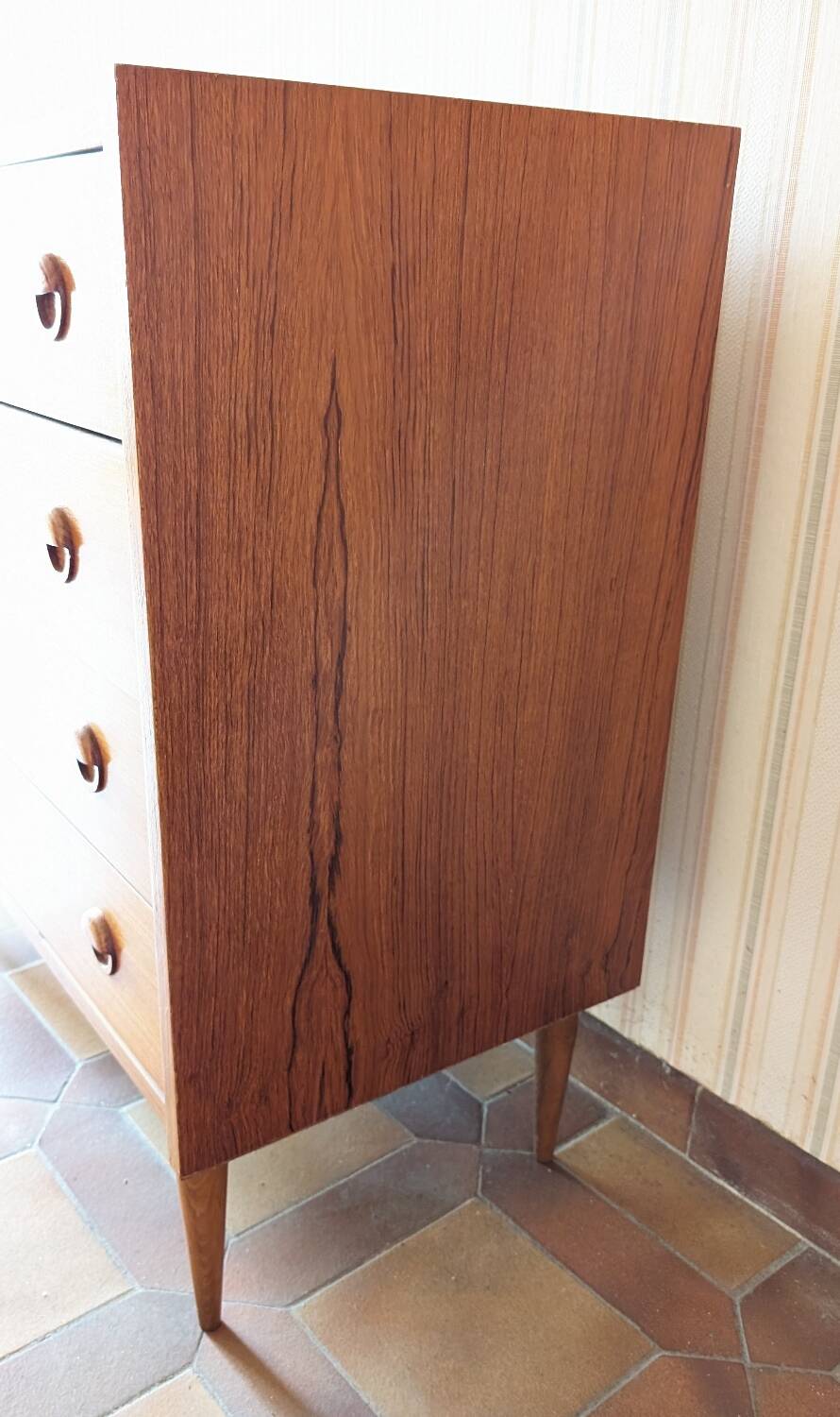 Scandinavian vintage teak chest of drawers 1960s