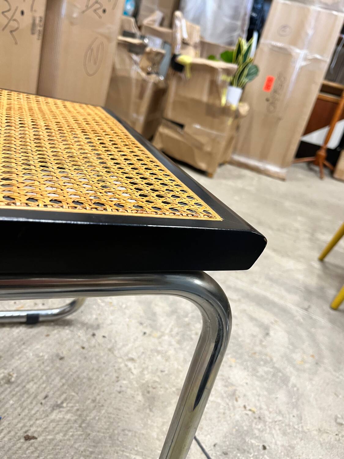 Set of 4 "B32" chairs, Marcel Breuer, Italy, 1990