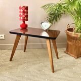 Vintage coffee table foot compass