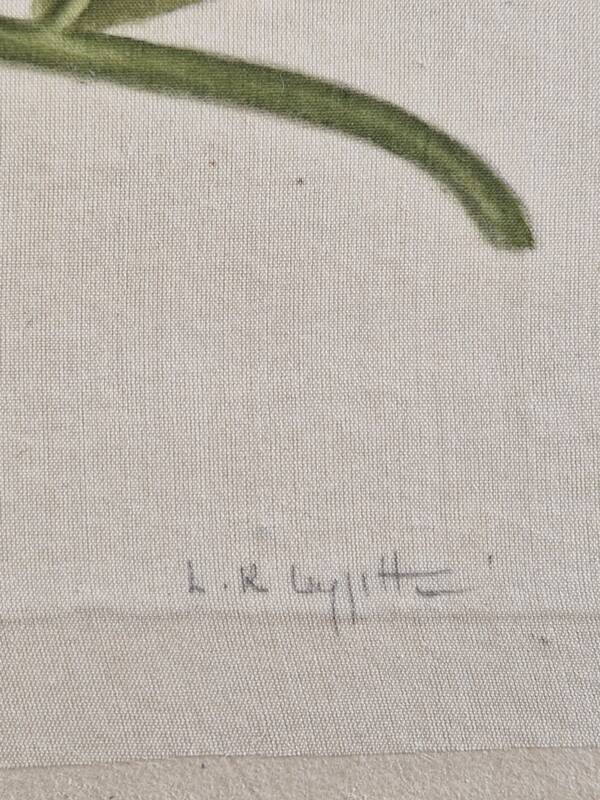 La Roche Laffitte (Born in 1943) - Watercolour drawing on silk - Ash