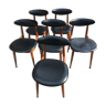 Set of 6 chairs model "Unicorn" Baumann