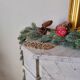Silver metal swan knife holder