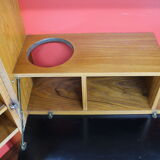 Teak folding bar by Johannes Andersen, Denmark 1960