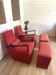 Pair of Rocking Armchairs & Ottoman Ligne Roset - Model Neo by Alban-Sébast
