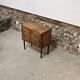 Brutalist two-door bedside table