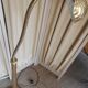 art deco floor lamp in brass shell shape flexible adjustment
