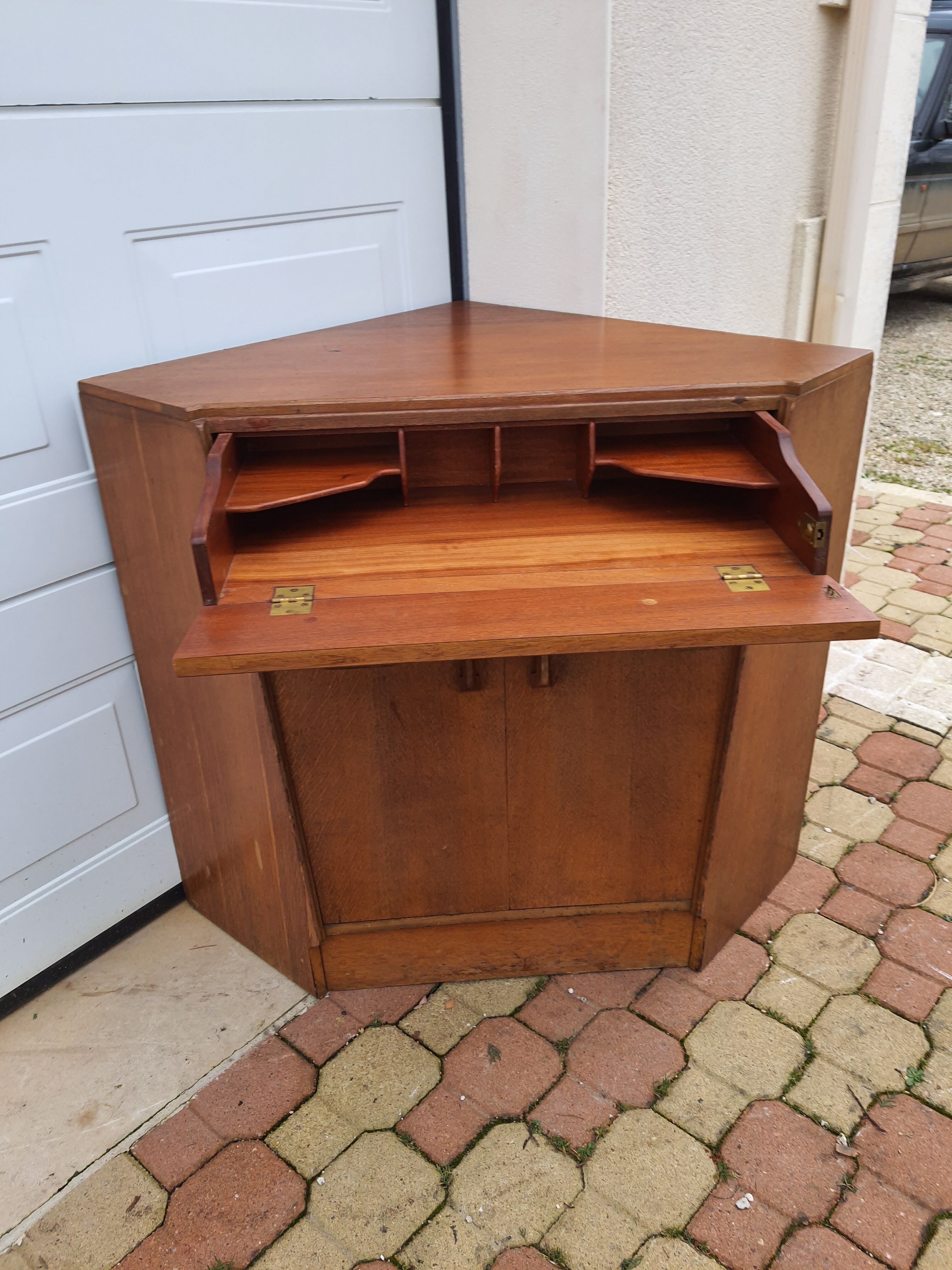 Vintage danish corner desk