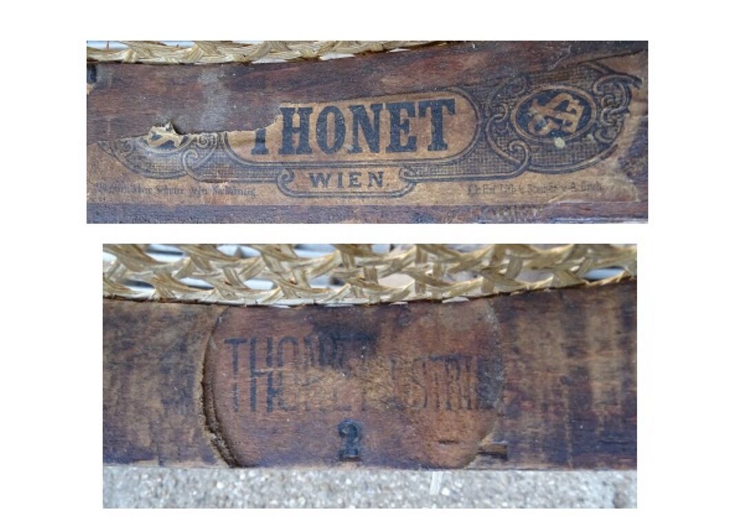 2 chaises bistrot Thonet N°51 vers 1900