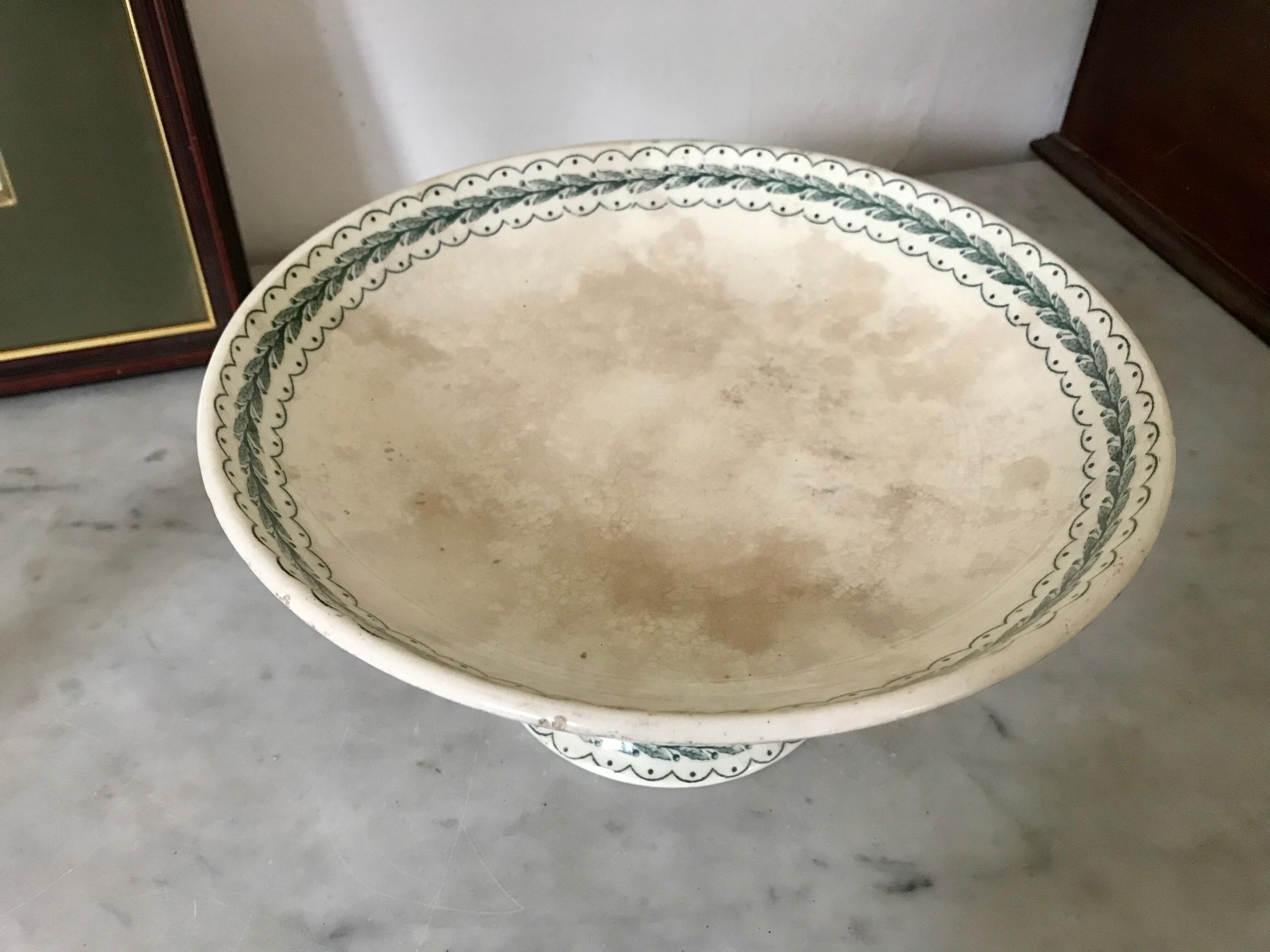 Ancient dish Émile Bourgeois