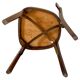 Bistro Wood Chairs, Set of Six, Italy 1950
