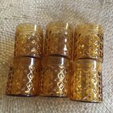 Lot of 6 vintage glasses