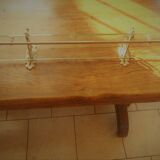 Glass bathroom shelf