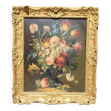 Oil painting bouquet of flowers