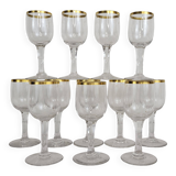 12 verres à liqueur / apéritif en cristal