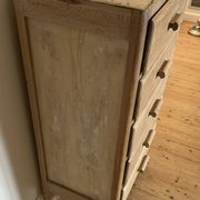 Chiffonnier vintage en pin brut – 5 tiroirs