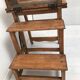 Stepladder armchair oak bookcase 50s-60s