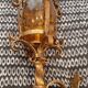 Pair of wrought iron torches