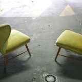 Yellow green trio of drivers at Danish flesh wing ears Elias Svedberg years 50/60