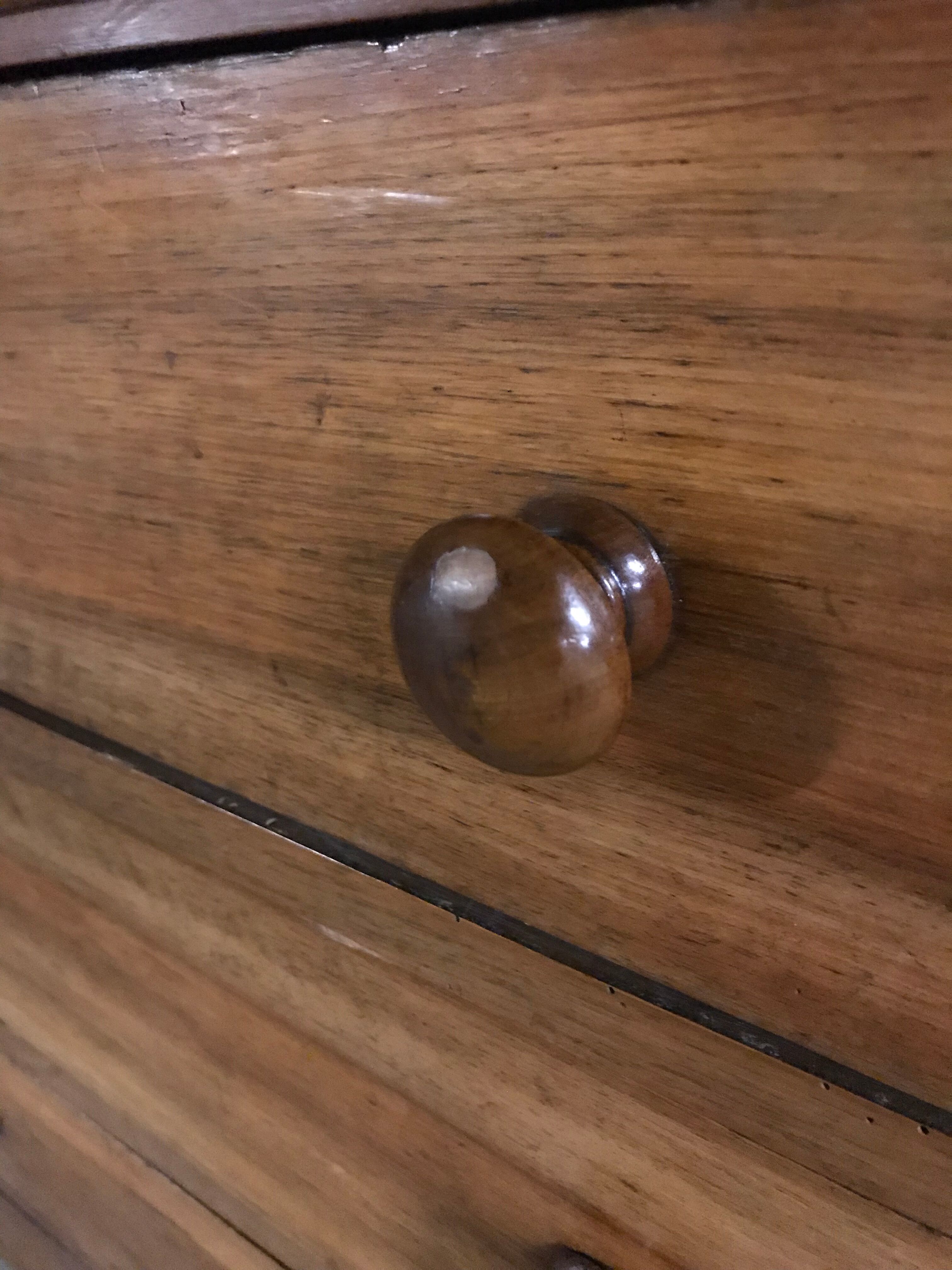 Chest of drawers  Louis Philippe old walnut