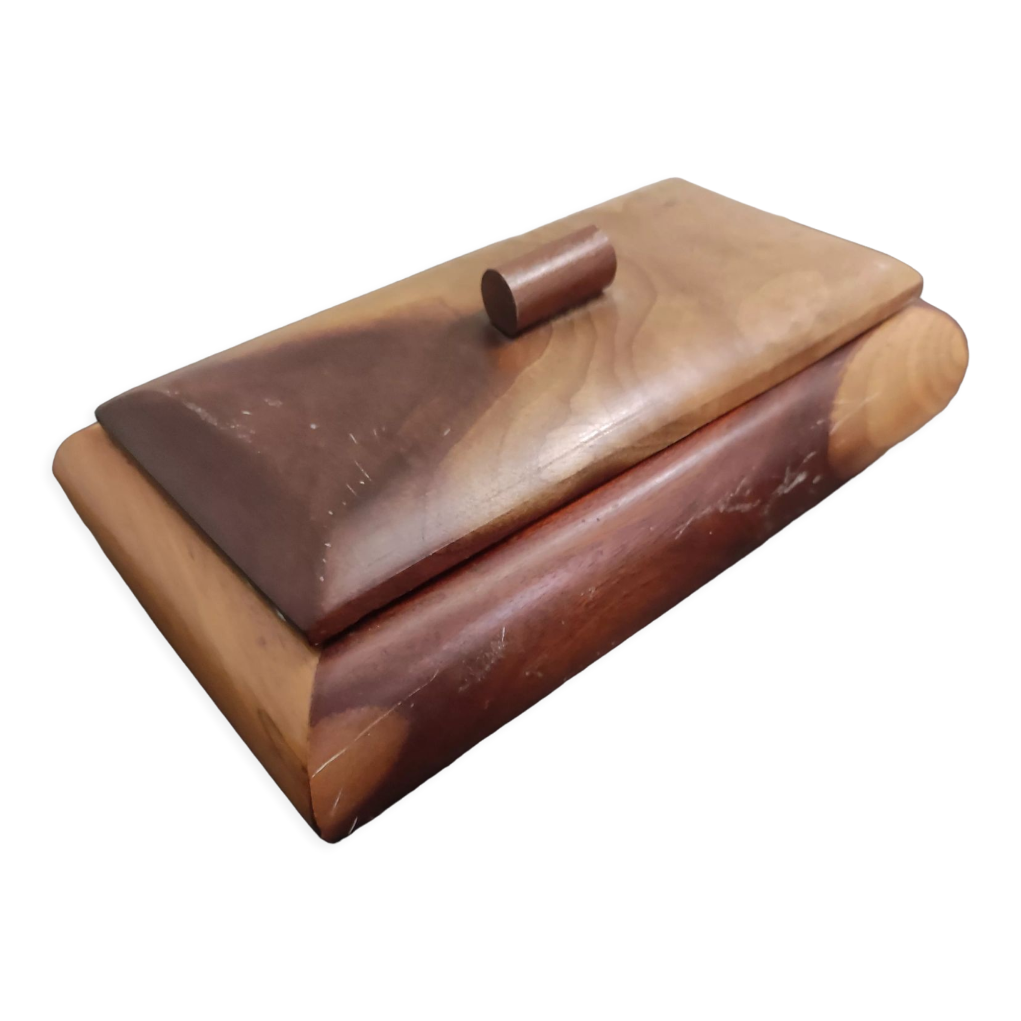 Wooden snuff box pen case