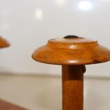 Wooden coat rack 5 hooks early twentieth