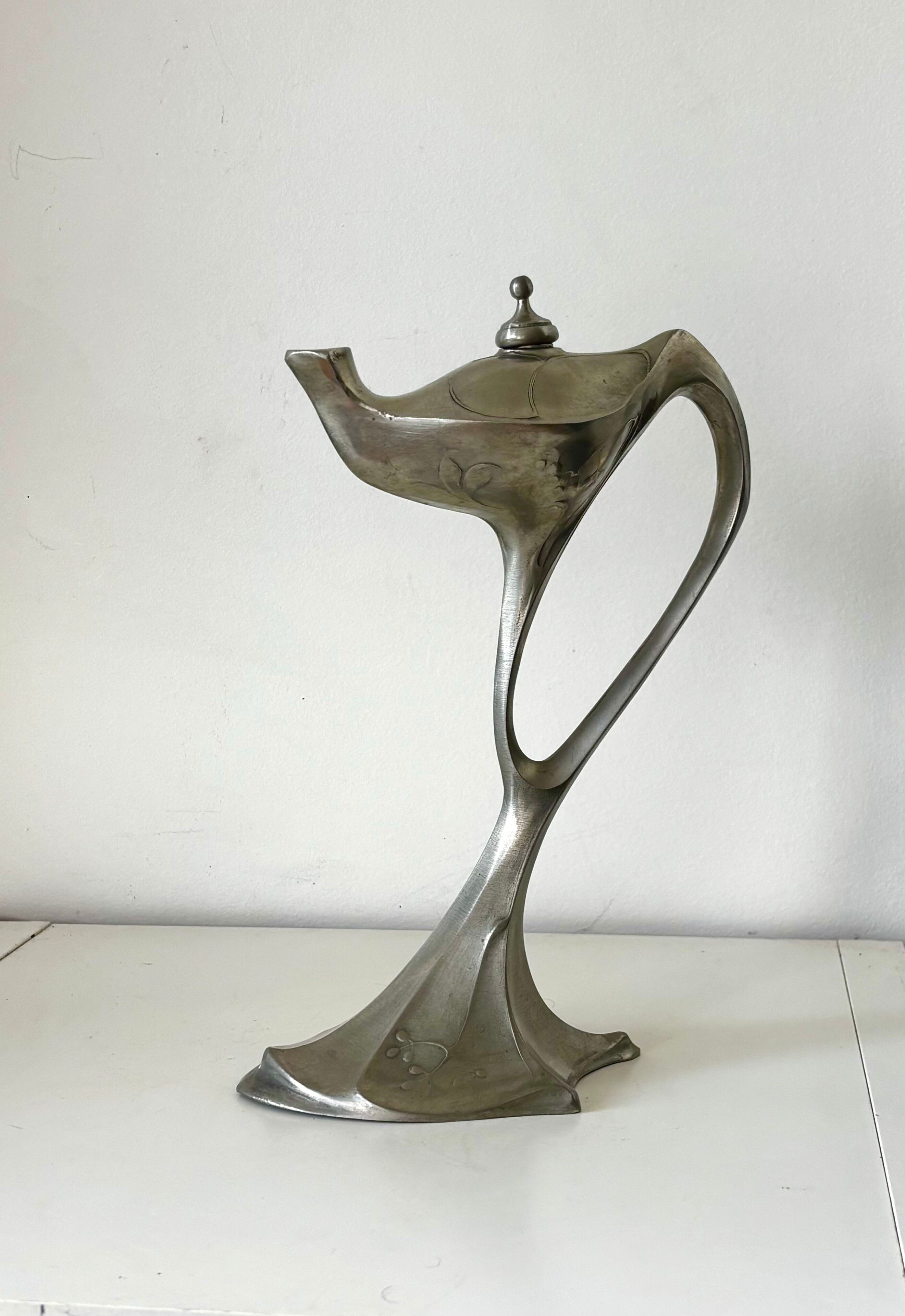 Lampe à huile Art Nouveau