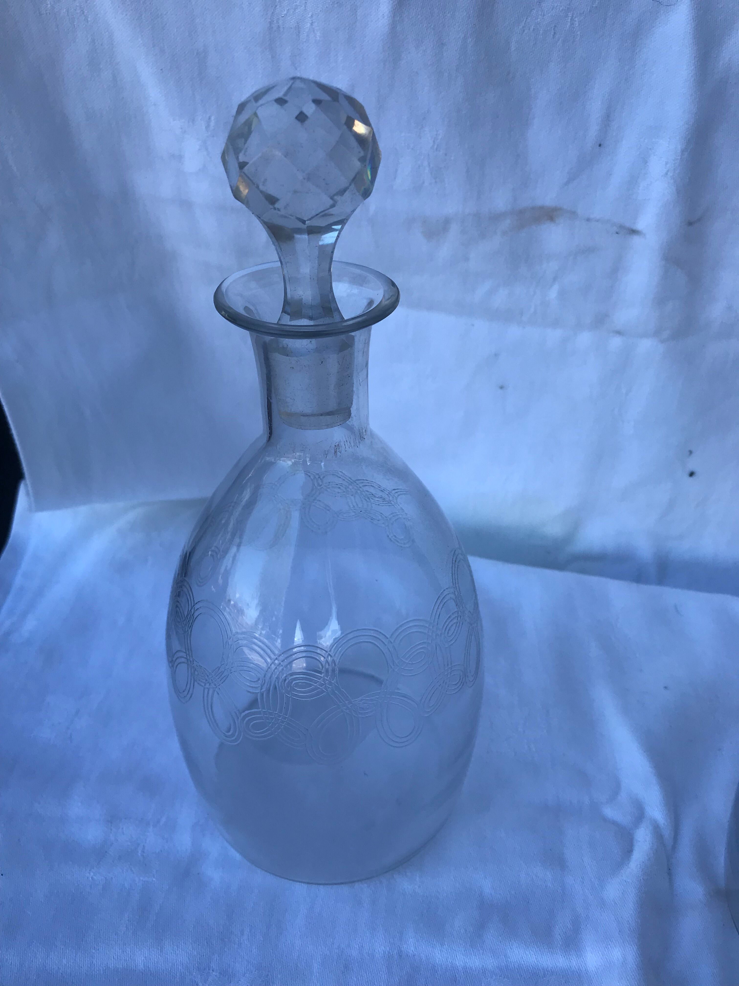 Paire de carafes