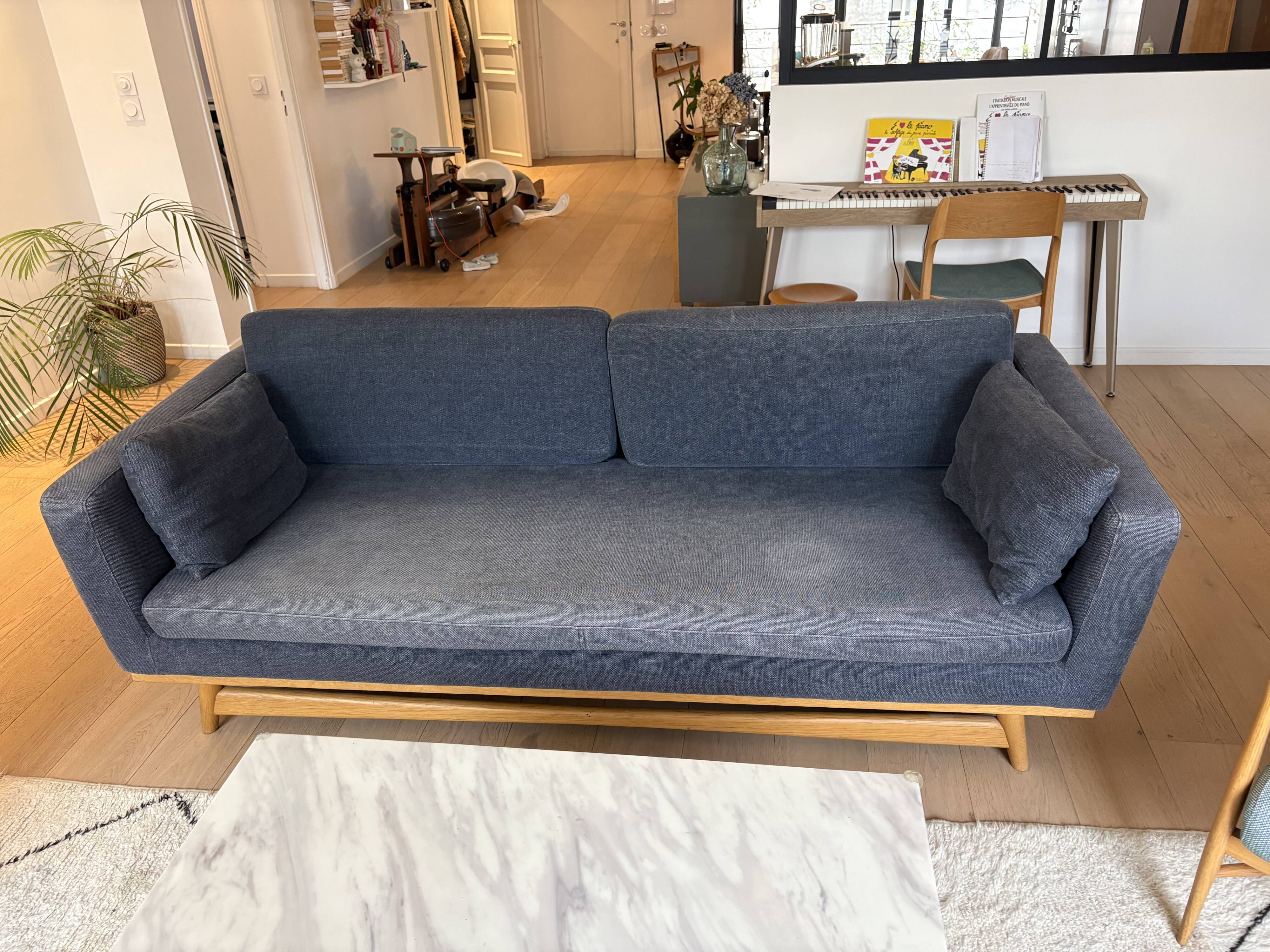 3-seater sofa Red Edition 210 - Storm Fabric T11