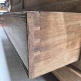 Louis Philippe linen cupboard in blond oak