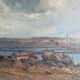 HSP painting "Salt pans at Fos-sur-mer" by Abel GAY (1877-1961)