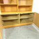 Tall LP bookcase with shelves from Sweden
