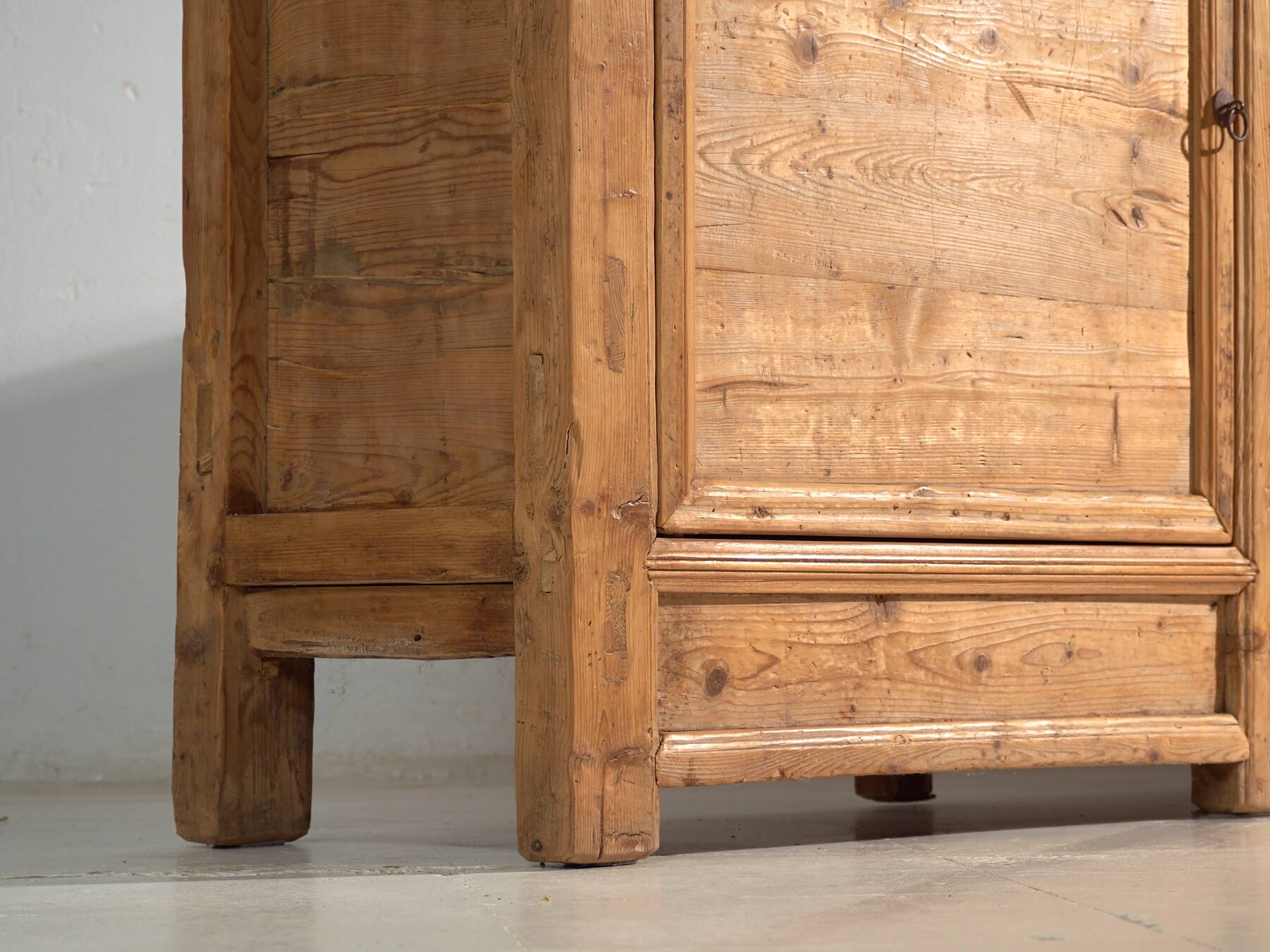 Antique wooden sideboard with three doors (circa 1920)
