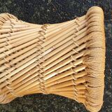 Bamboo and rope stool