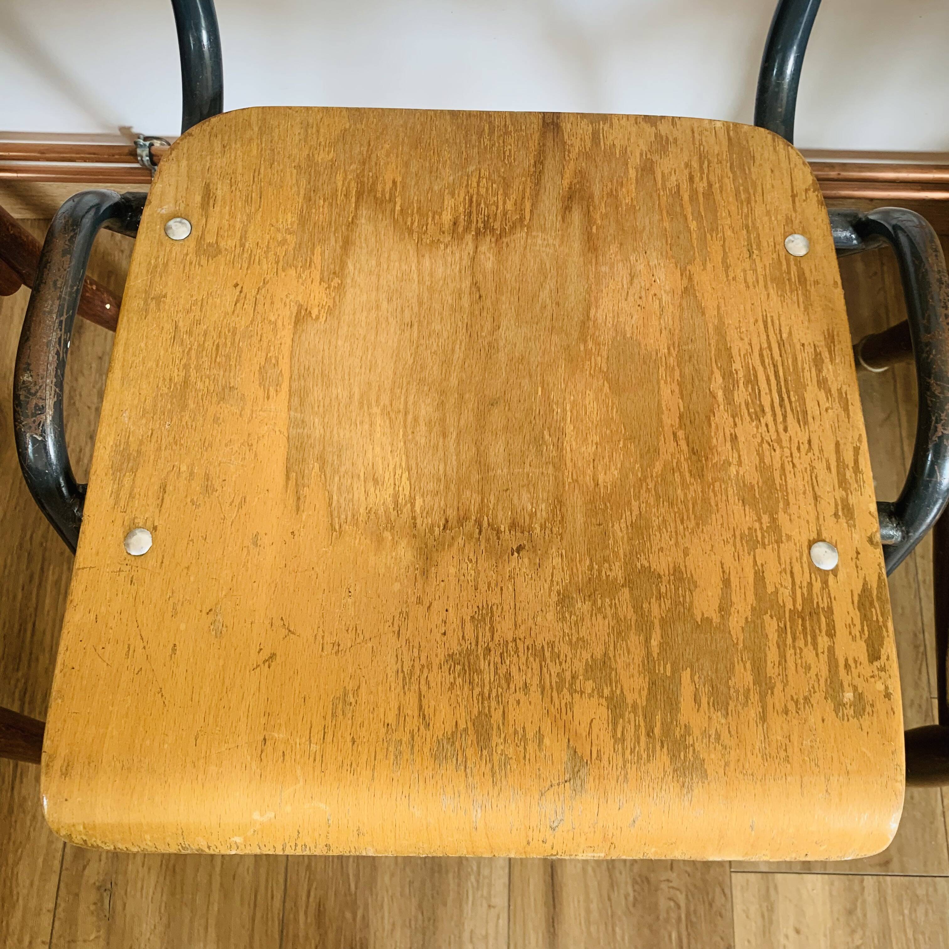 Set of 4 mismatched chairs