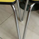 Set of 2 vintage yellow Formica stools
