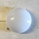 20cm opaline globe ceiling or wall light - mid-20th century