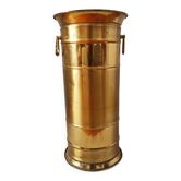 Vintage gold umbrella stand