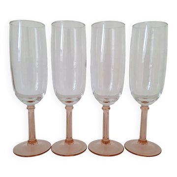 Flûte à champagne rose vintage Luminarc